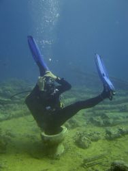 Underwater Yoga in Tas Mohammed by Ryan Stafford 